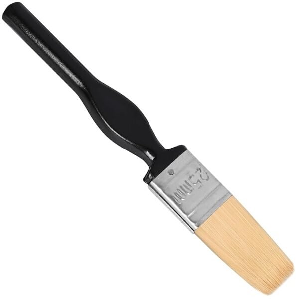The Decor Co. Paint Brush 25mm Super Sturdy Bristles for Wall Oil Canvas Enamel and Water-Based Painting with Ergonomic Handle